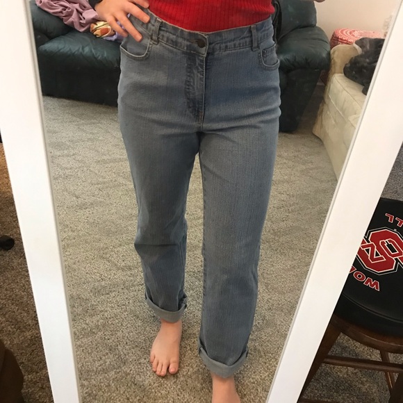 Kim Rogers Denim - Light wash mom jeans